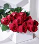 Premium Dozen Long Stem Red Roses In a Box