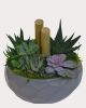 Grey Embossed Succulent Planter