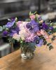 purple garden arrangement