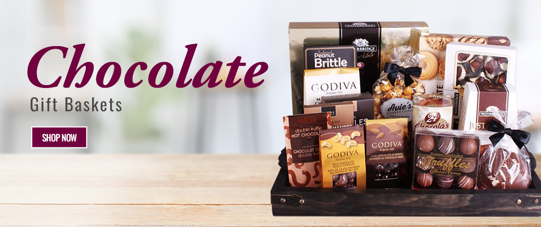 Chocolate gift baskets collection